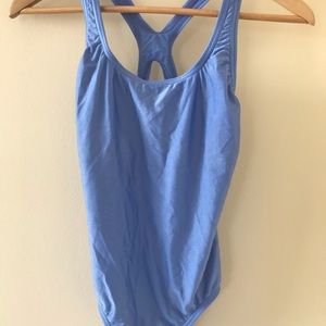 Blue swimsuit 2000s